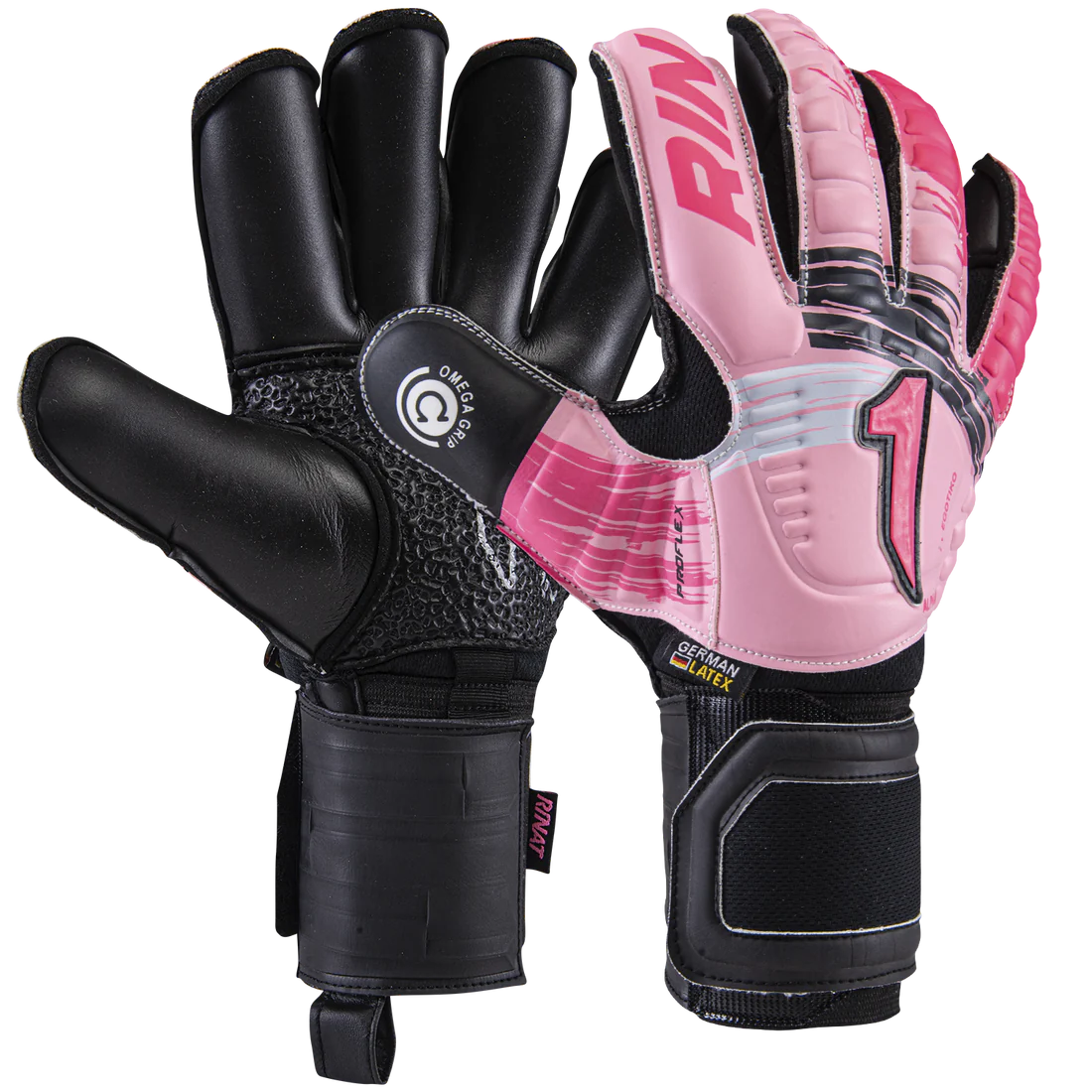 Rinat Pink Egotiko Alpha-Pro Spines Goalkeeper Gloves