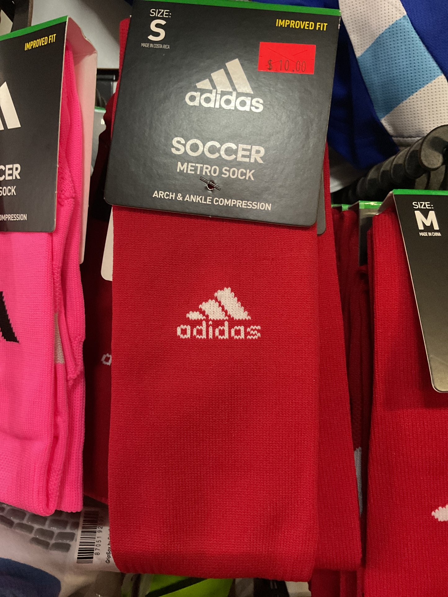 red metro sock S