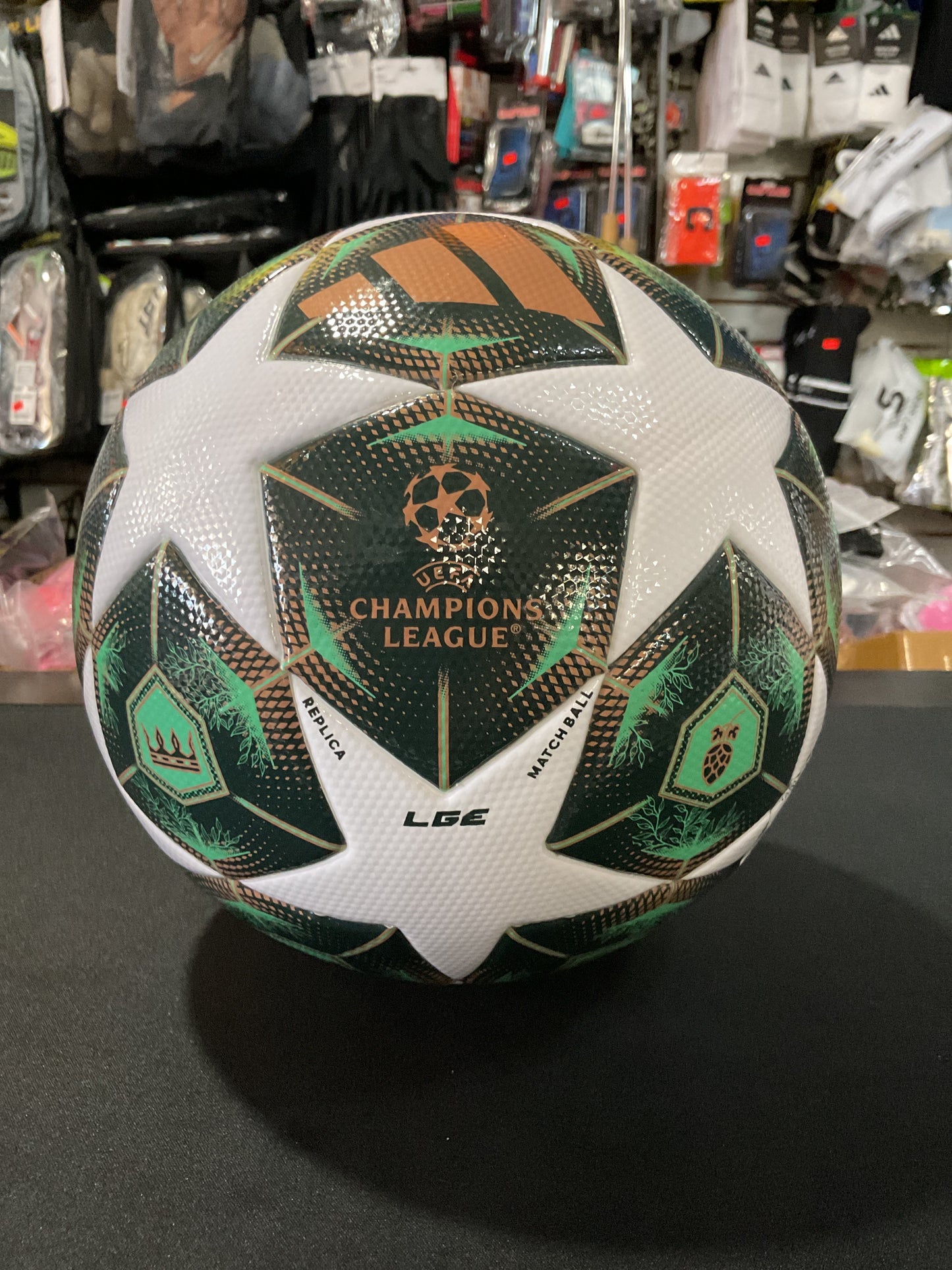 ADIDAS 2025 UEFA CHAMPIONS LEAGUE COMPETITION BALL Size 4 front