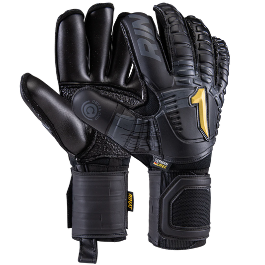 Rinat Black Egotiko Alpha-Pro Spines Goalkeeper Gloves
