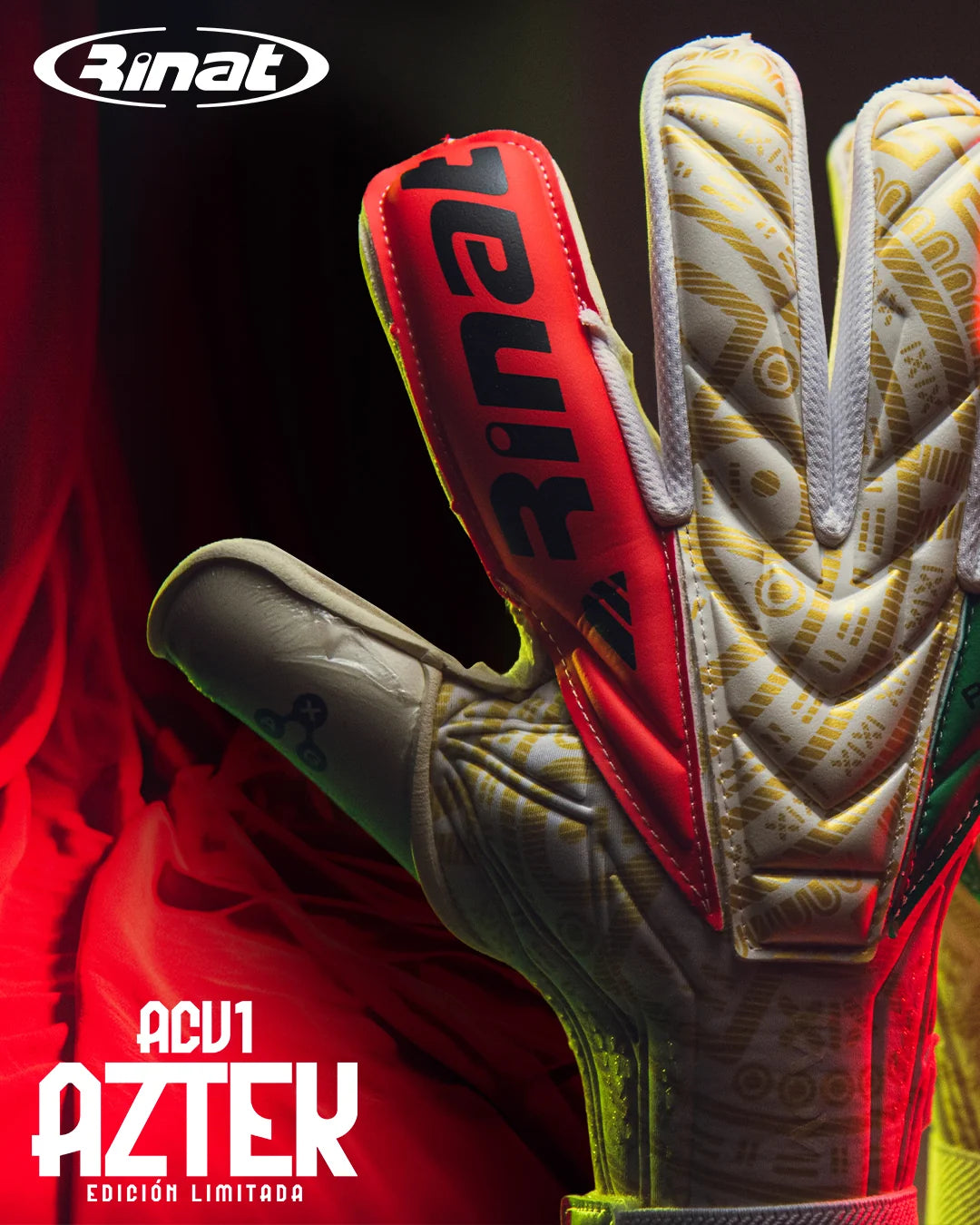 rinat tricolor goalie glove front promo