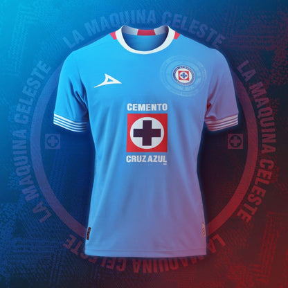 Pirma Cruz Azul Home Jersey 24/25 – Blue / White