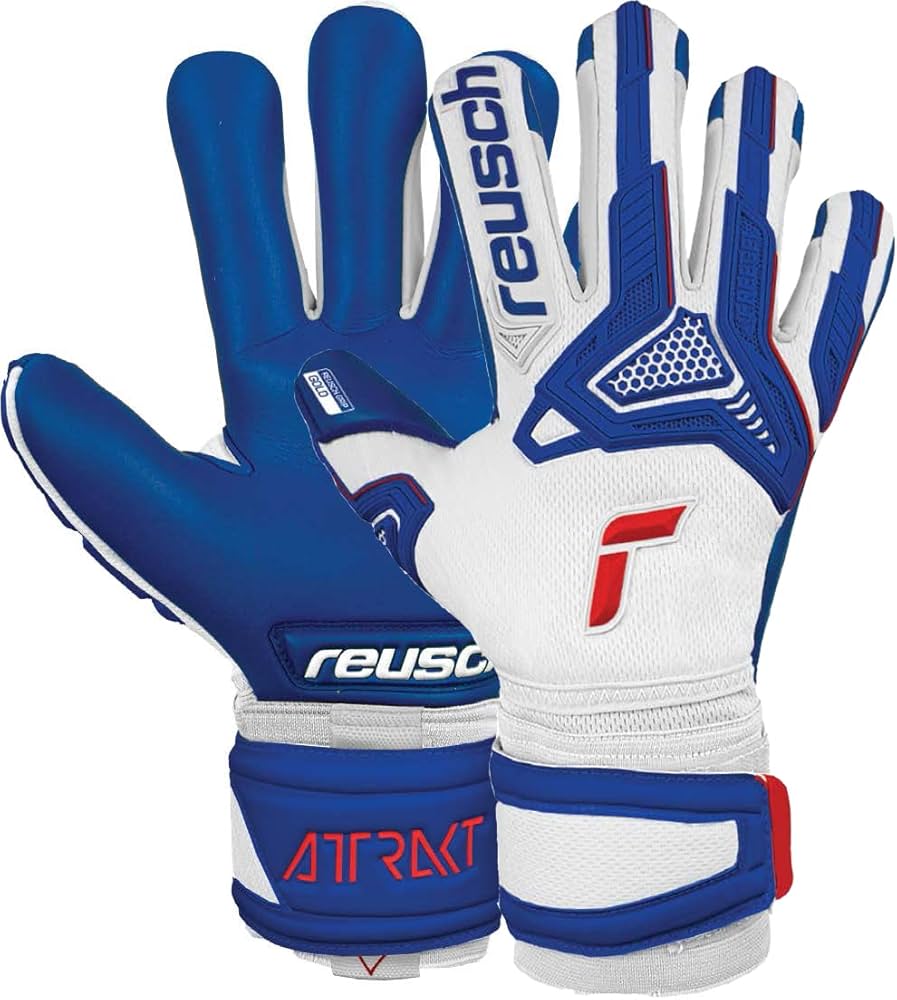 Reusch Attrakt Freegel Gold Sleek Finger Support Goalkeeper Gloves