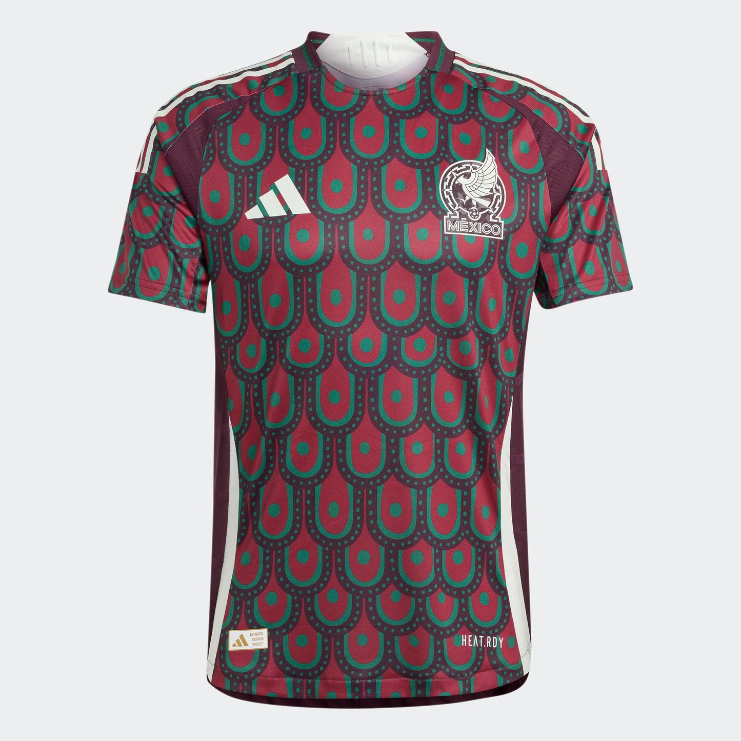 adidas Mexico 2024 Authentic Home Jersey – Multicolor Burgundy (IP6379)