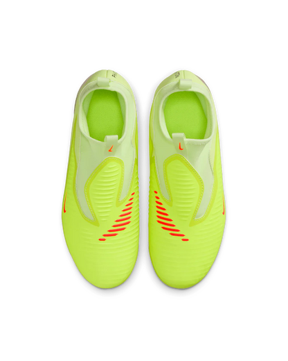 Nike Jr Phantom 6 Academy High GS MG Soccer Cleats – Hyper Crimson/Limelight/Black