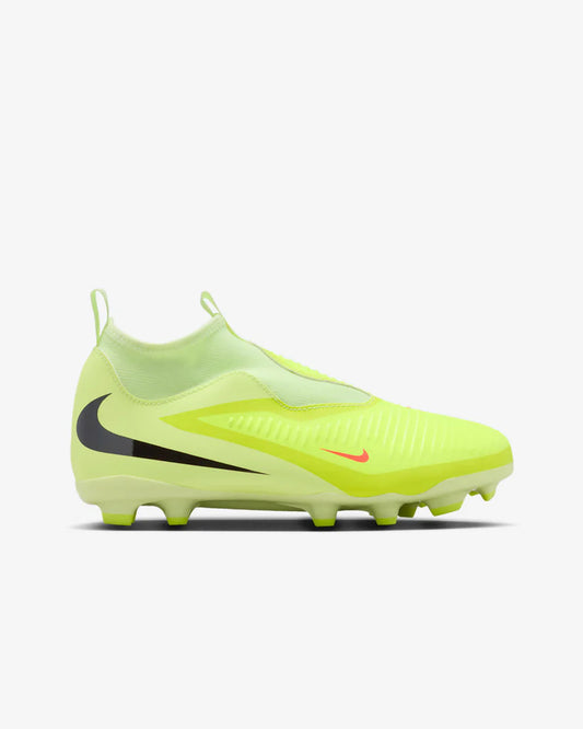 Nike Jr Phantom 6 Academy High GS MG Soccer Cleats – Hyper Crimson/Limelight/Black