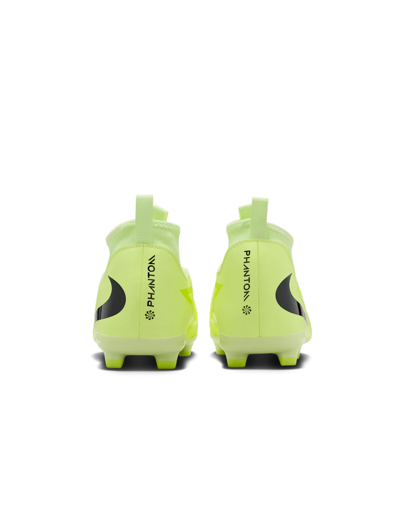 Nike Jr Phantom 6 Academy High GS MG Soccer Cleats – Hyper Crimson/Limelight/Black