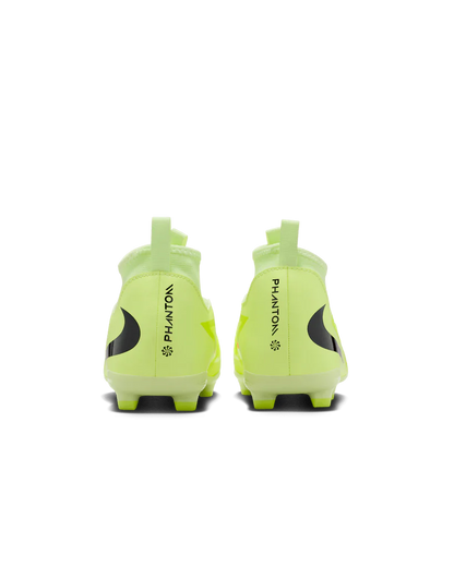 Nike Jr Phantom 6 Academy High GS MG Soccer Cleats – Hyper Crimson/Limelight/Black