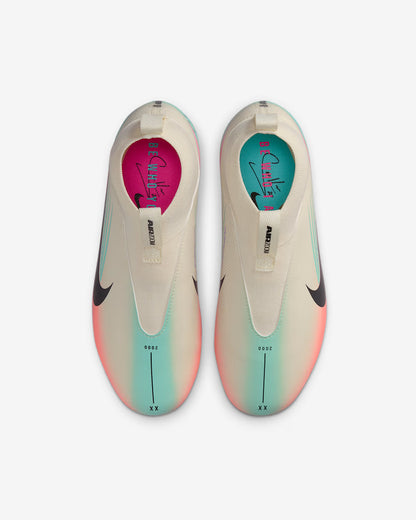 Nike Jr Superfly 10 Academy Sam Kerr top view NikeSkin surface and chevrons