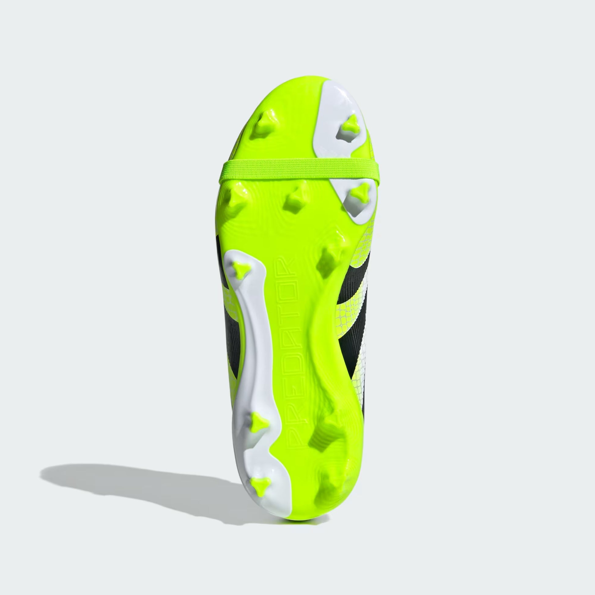 Outsole view of adidas Predator League JP9916 showing FG/MG studs